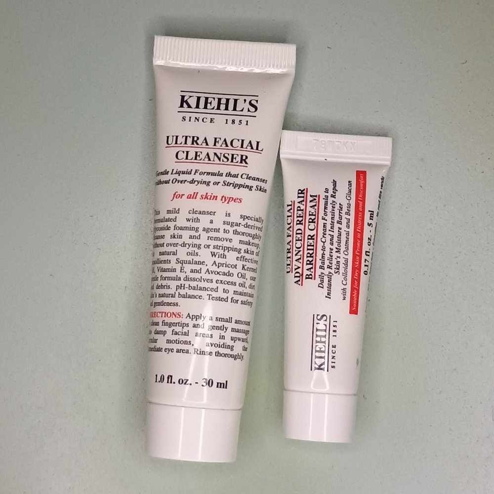 Kiehl's Ultra Facial Cleanser & Barrier Cream Set